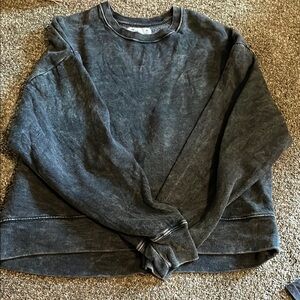Hollister Washed Black Sweatshirt